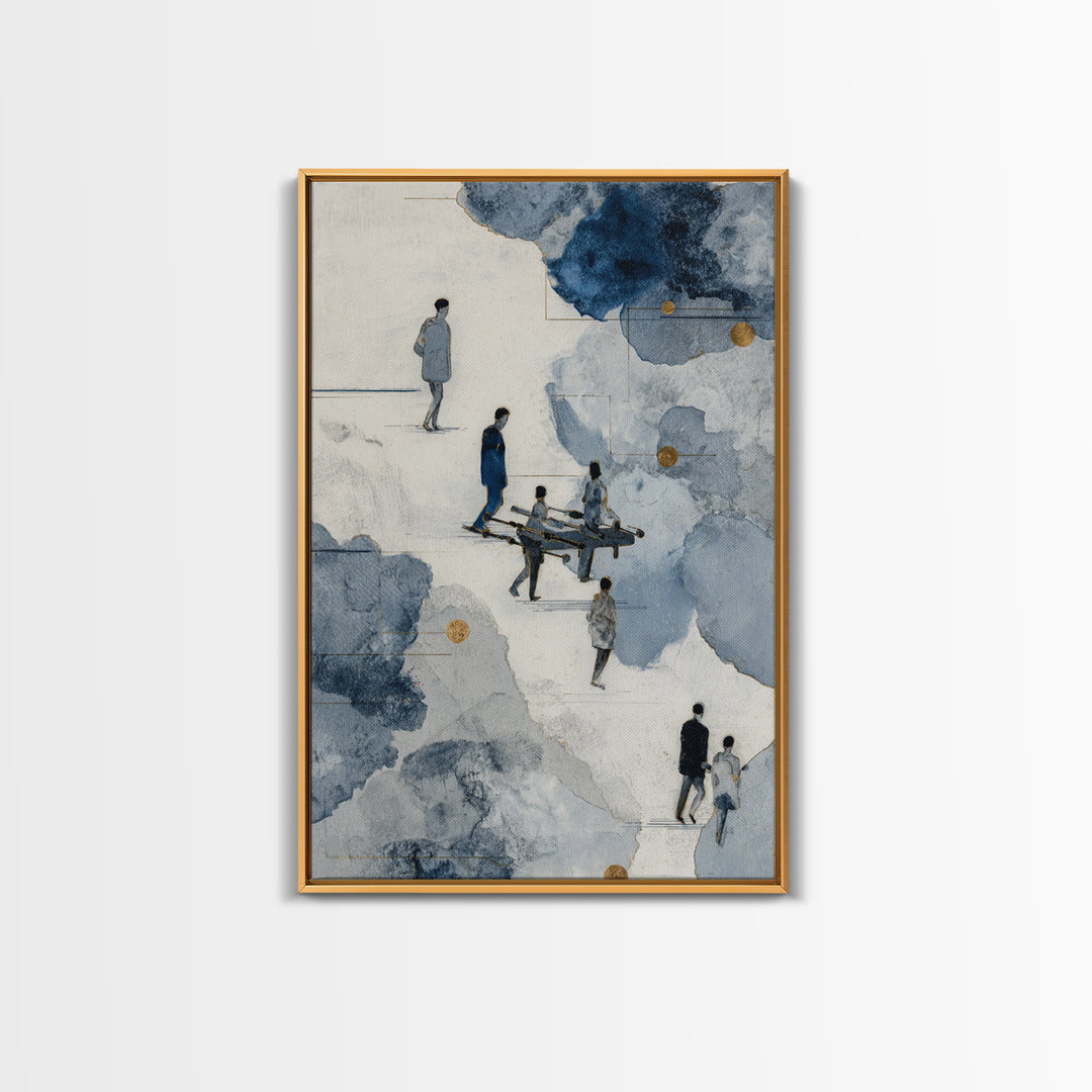 Foosball Player Figures Canvas Print, Game Room Art, Living Room Decor, Game Room Decor, Fine Art, Play, Playroom Wall Decor, GRA-2x3-65