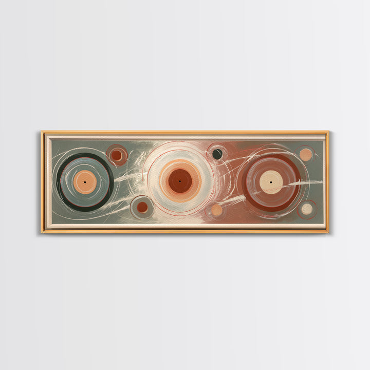 Air Hockey Puck Framed Canvas Print, Game Room Art, Bedroom Wall Art, Game Room Decor, Fine Art, Play, Girly Wall Art, GRA-3x1-82