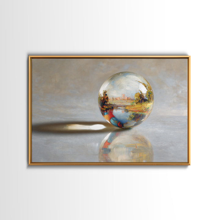 Pinball Silver Ball Framed Canvas Print, Game Room Art, Masculine Wall Art, Game Room Decor, Abstract Art, Play, Gallery Decor, GRA-3x2-25
