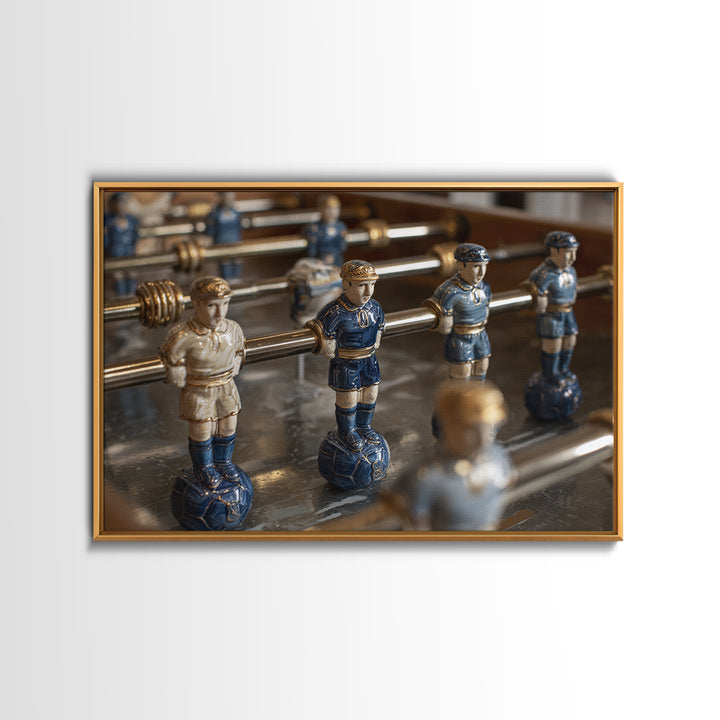 Foosball Player Figures Canvas Print, Game Room Art, Pop Art, Game Room Decor, Oil Painting, Play, Fine Art Print, GRA-3x2-37