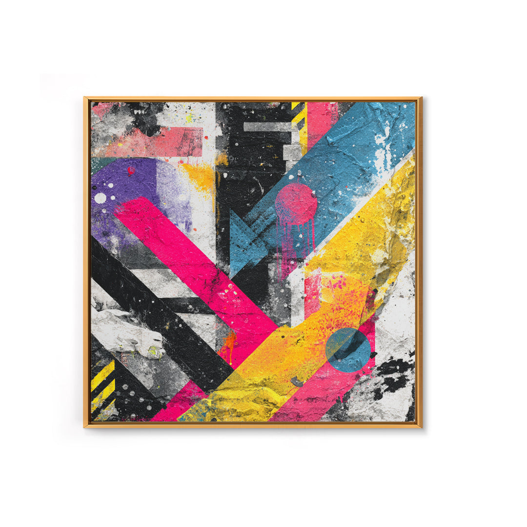 Wildstyle Arrows and Loops as Abstraction Canvas Print, Graffiti Art, Original Art, Living Room Decor, Abstract Art, Street, GRF-1x1-15