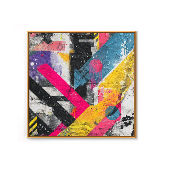 Wildstyle Arrows and Loops as Abstraction Canvas Print, Graffiti Art, Original Art, Living Room Decor, Abstract Art, Street, GRF-1x1-15
