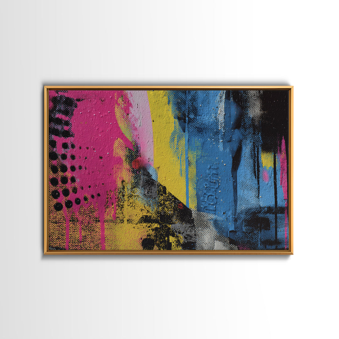 Spray Can Still Life Canvas Print, Graffiti Art, Boho Wall Decor, Living Room Decor, Fine Art, Street, Textured Painting, GRF-3x2-32