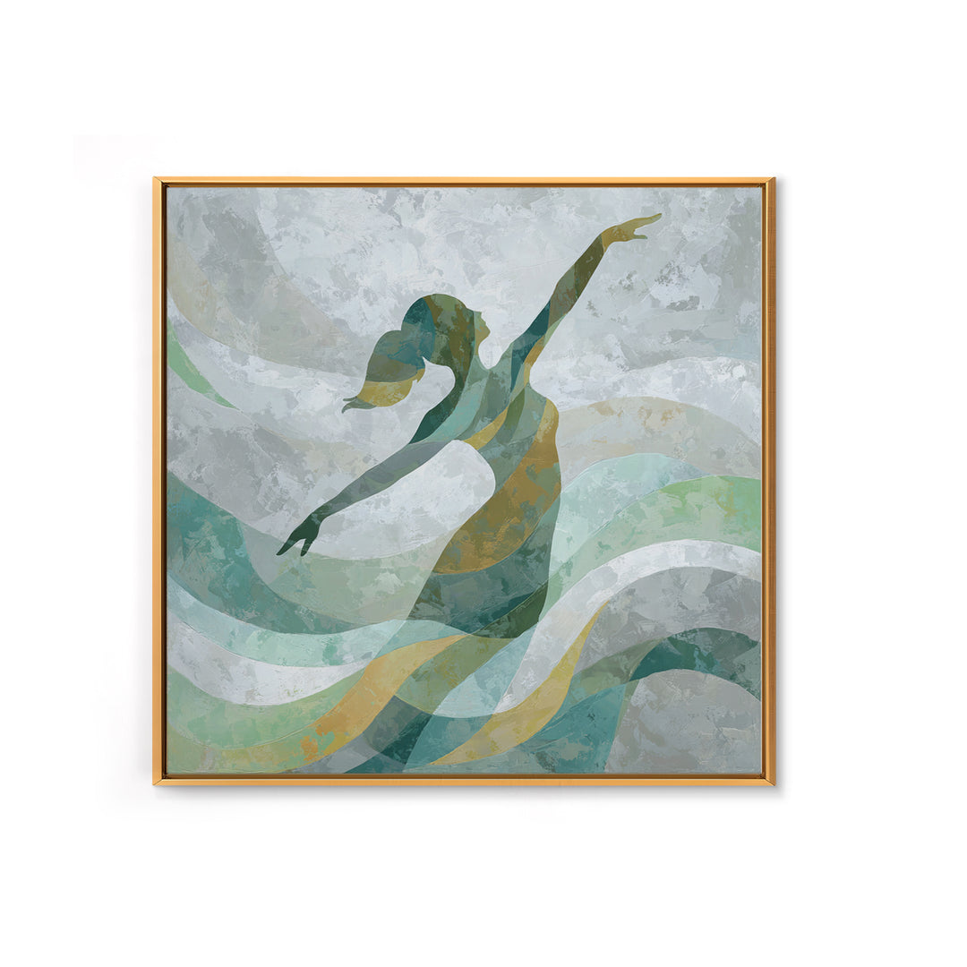 Fitness Woman Stretching Canvas Print, Gym Art, Luxury Decor, Gym Decor, Strength, Living Room Decor, Abstract Wall Art, GYM-1x1-45