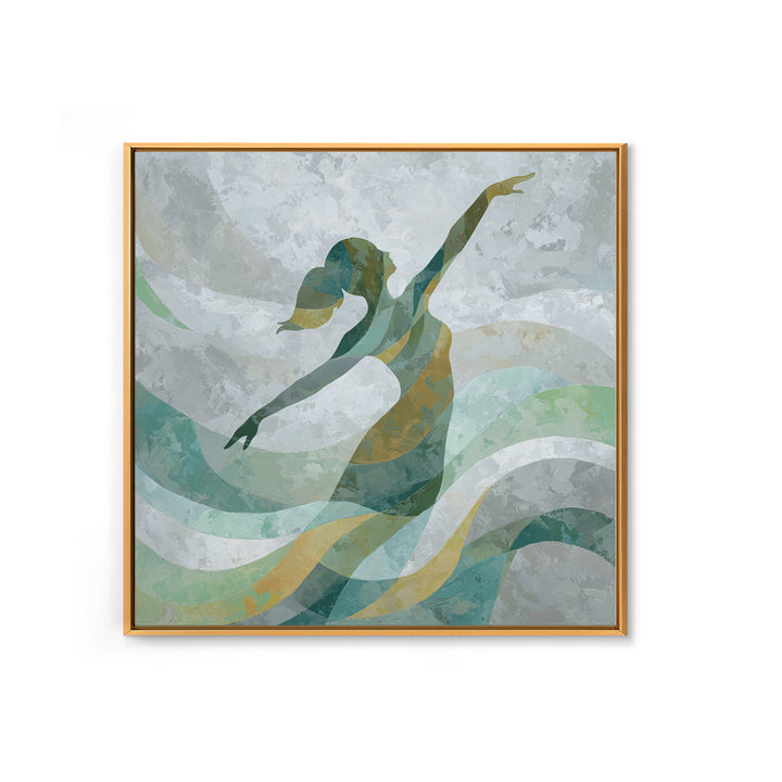 Fitness Woman Stretching Canvas Print, Gym Art, Luxury Decor, Gym Decor, Strength, Living Room Decor, Abstract Wall Art, GYM-1x1-45