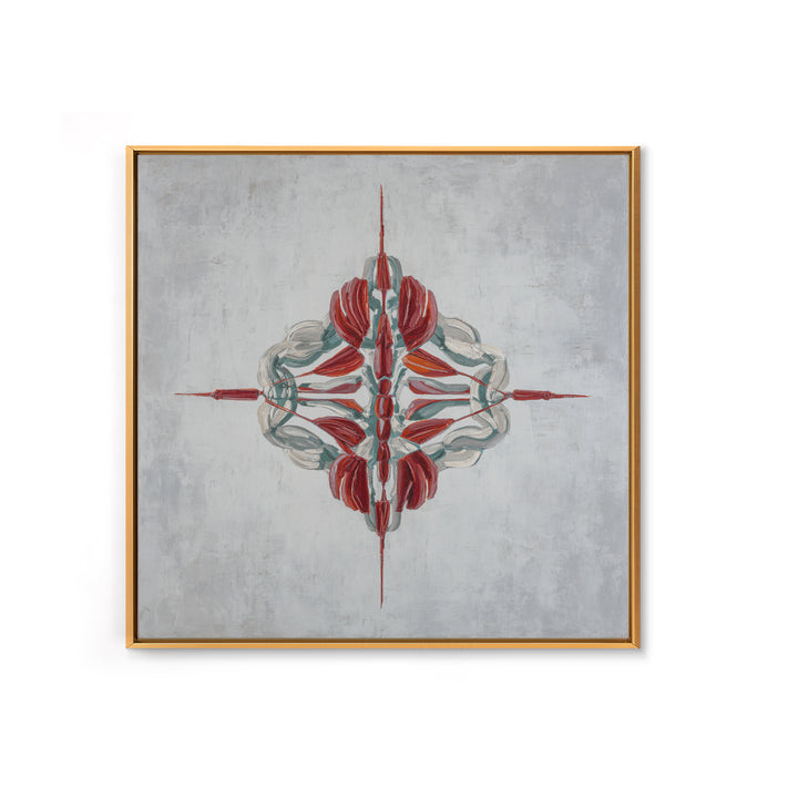 Abstract Muscle Anatomy Framed Canvas Print, Gym Art, Fine Art Print, Gym Decor, Abstract Art, Strength, Wall Decor, GYM-1x1-80