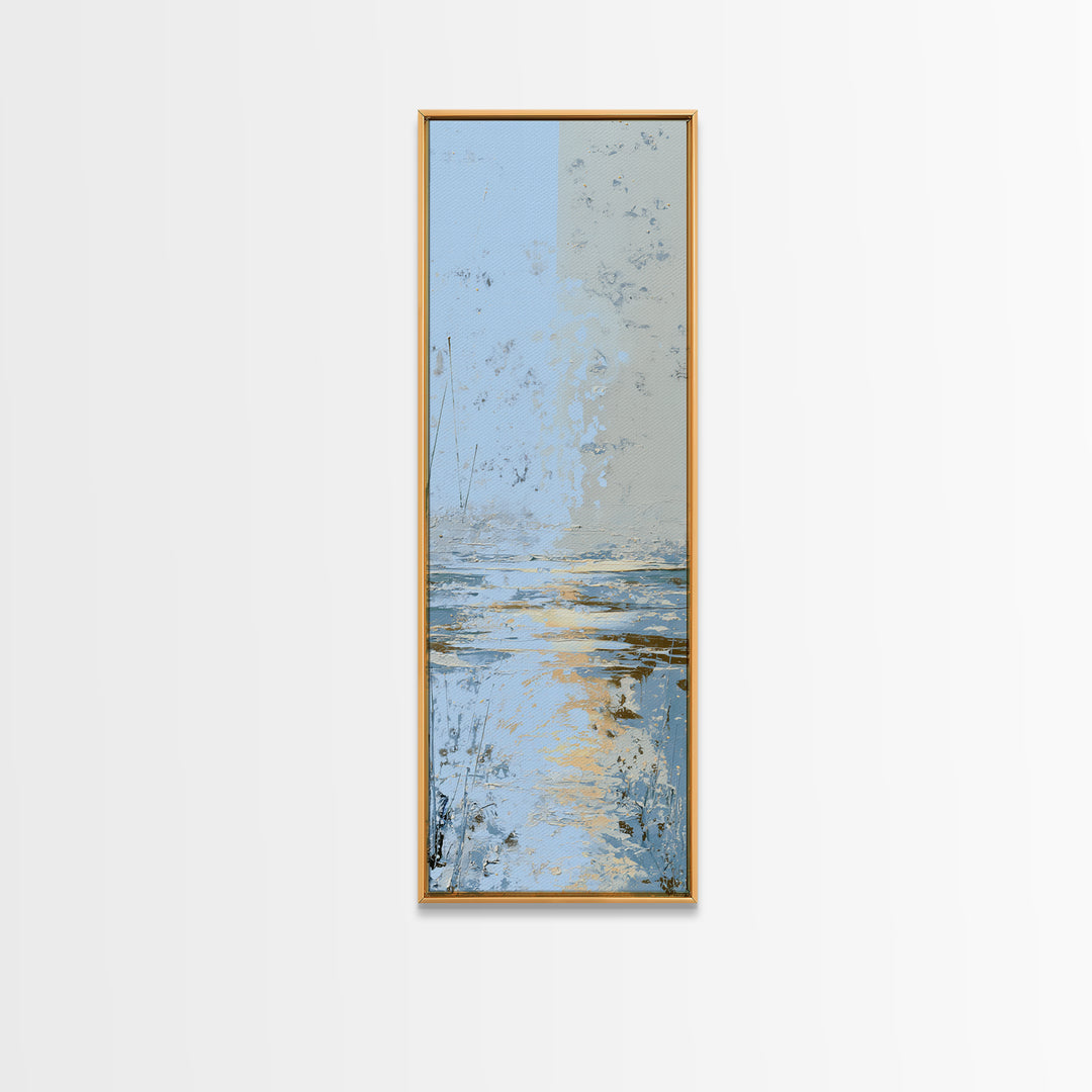 Sprinter Exploding from Starting Blocks Canvas Print, Gym Art, Speakeasy Art, Gym Decor, Oil Painting, Strength, GYM-1x3-63