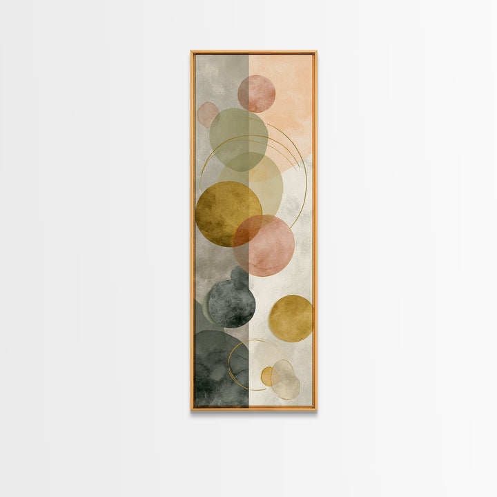 Jump Rope Motion Forming Circular Energy Lines Canvas Print, Gym Art, Framed Canvas, Gym Decor, Abstract Art, Strength, GYM-1x3-89