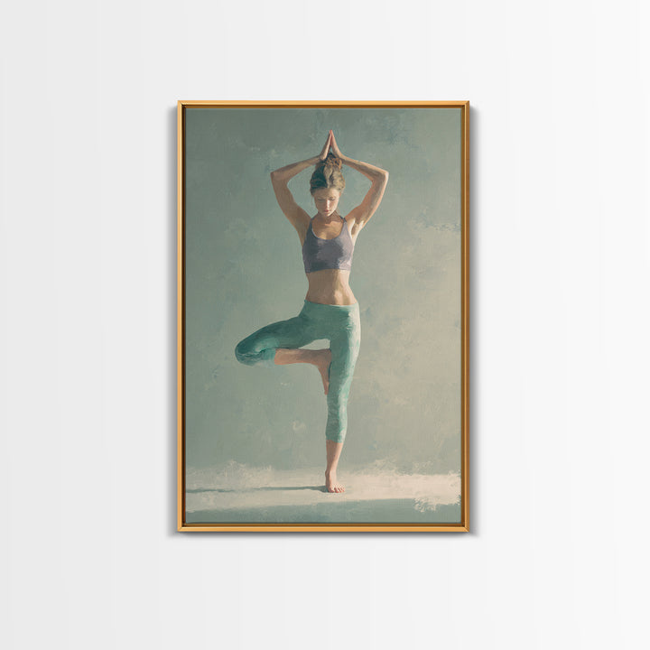 Eagle Soaring as Motivation Symbol Framed Canvas Print, Gym Art, Speakeasy Art, Gym Decor, Oil Painting, Strength, GYM-2x3-8