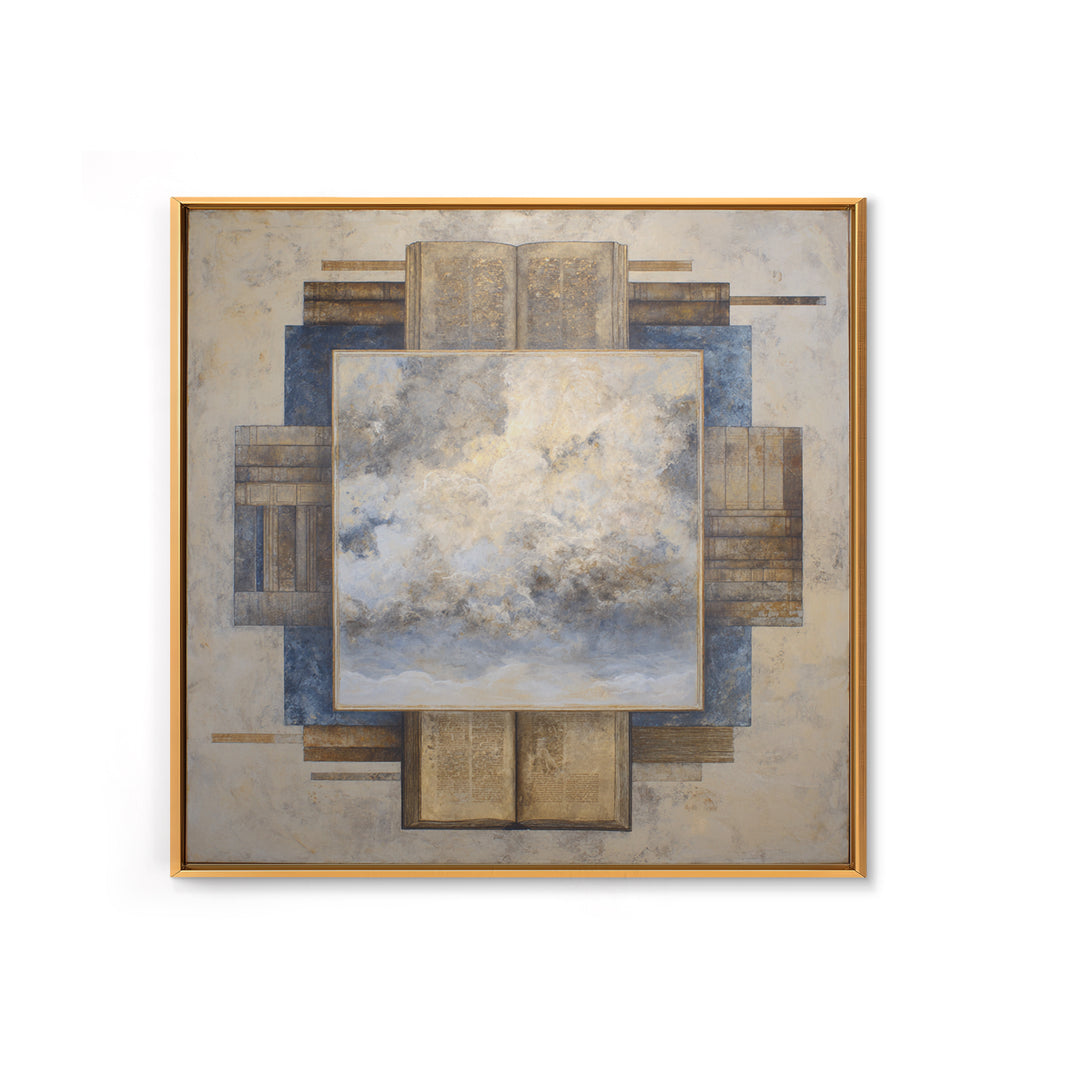 Large Cloudscape with Subtle Drama Canvas Print, Hotel Art, Gallery Decor, Hotel Decor, Fine Art, Boutique, Wall Art, HOT-1x1-17