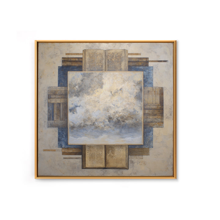 Large Cloudscape with Subtle Drama Canvas Print, Hotel Art, Gallery Decor, Hotel Decor, Fine Art, Boutique, Wall Art, HOT-1x1-17