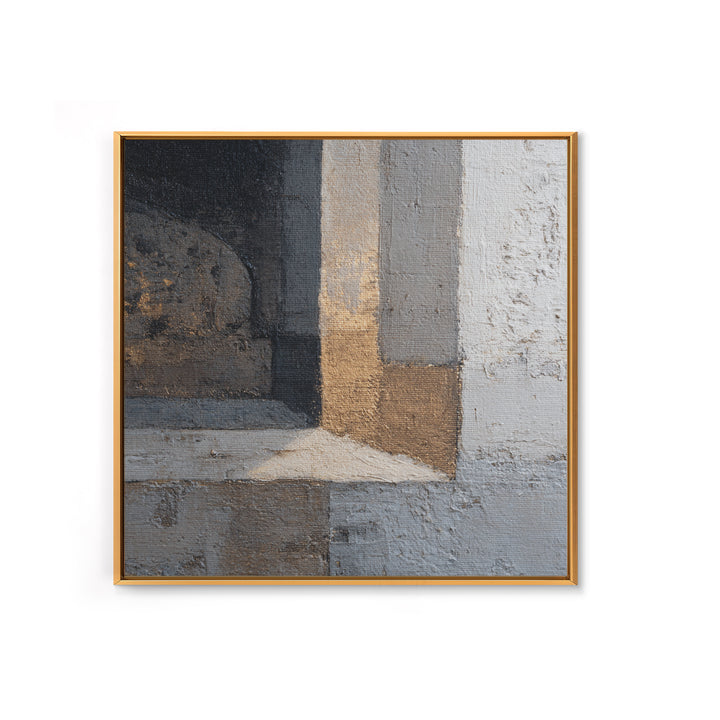 Minimal Architectural Arch Study Framed Canvas Print, Hotel Art, Hotel Decor, Oil Painting, Boutique, Modern Wall Art, HOT-1x1-28