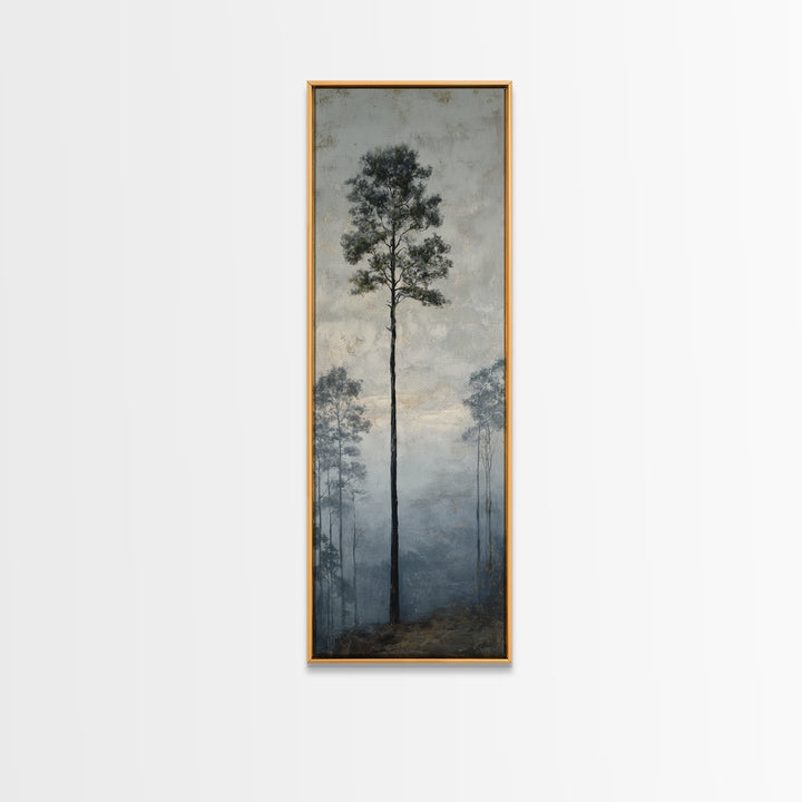 Luxury Monochrome Landscape Canvas Print, Hotel Art, Neutral Decor, Hotel Decor, Oil Painting, Boutique, Home Decor, Poster, HOT-1x3-18
