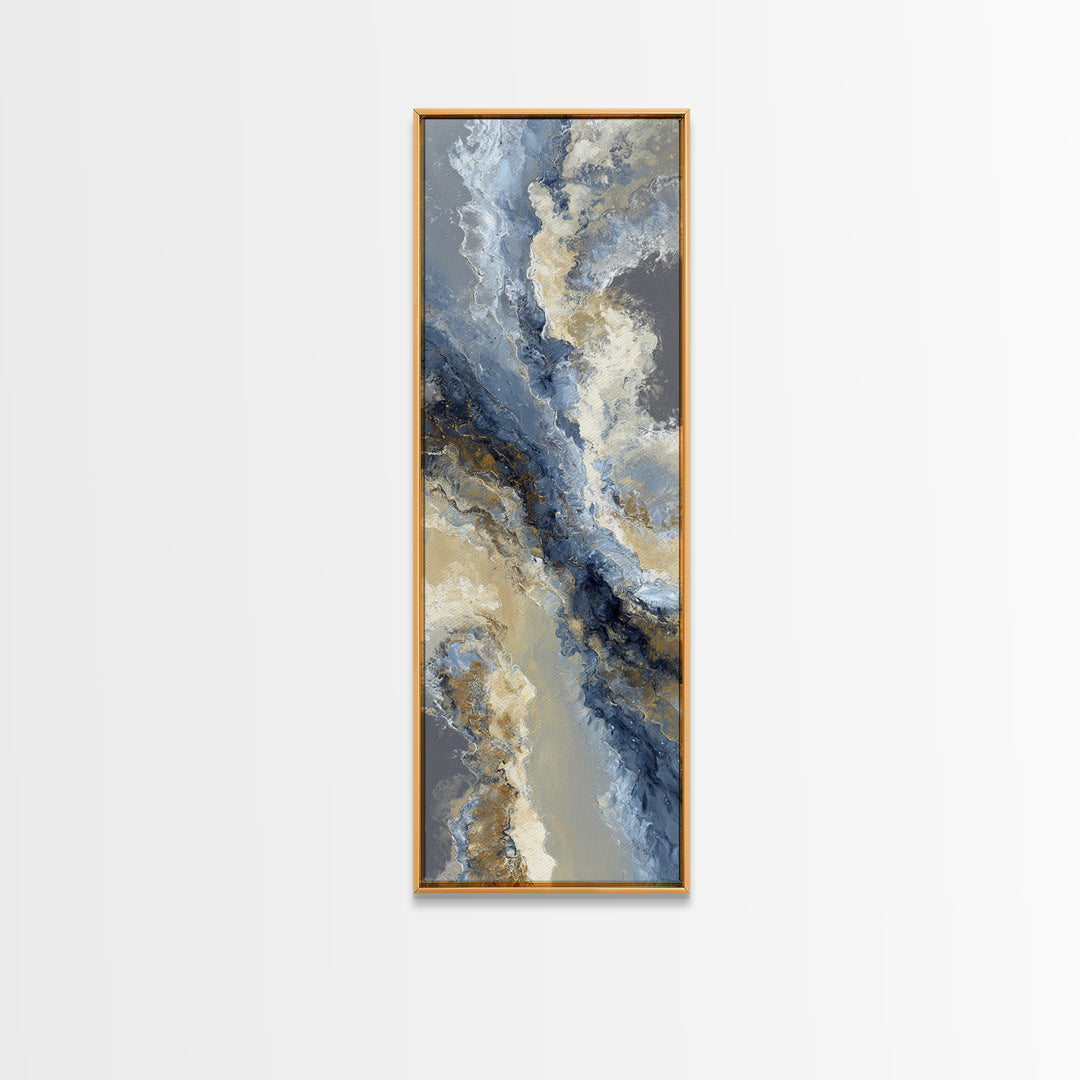 Soft Abstract Wave Forms Canvas Print, Hotel Art, Gallery Wall Set, Hotel Decor, Fine Art, Boutique, Textured Painting, HOT-1x3-22