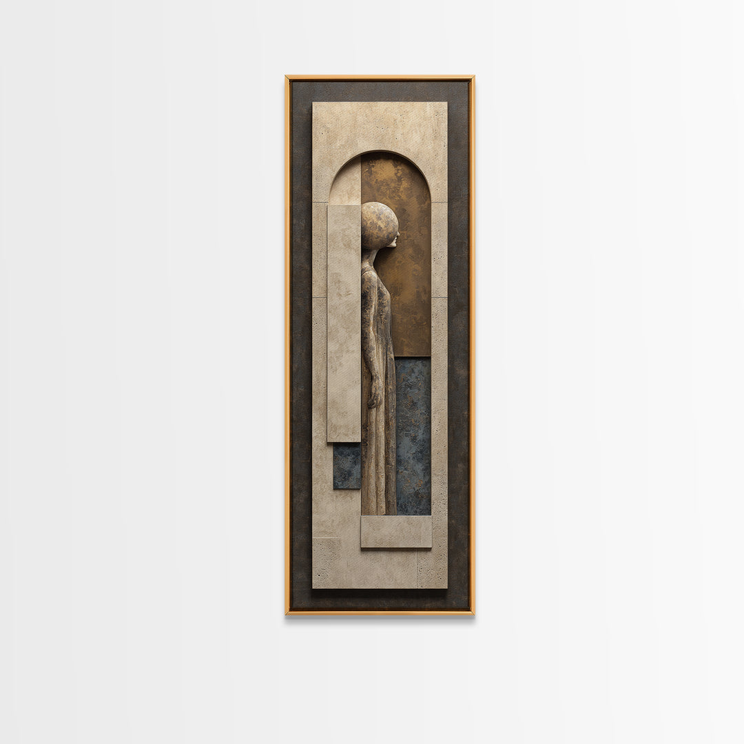 Minimal Architectural Arch Study Canvas Print, Hotel Art, Abstract Art, Hotel Decor, Fine Art, Boutique, Gallery Wall Art, HOT-1x3-40