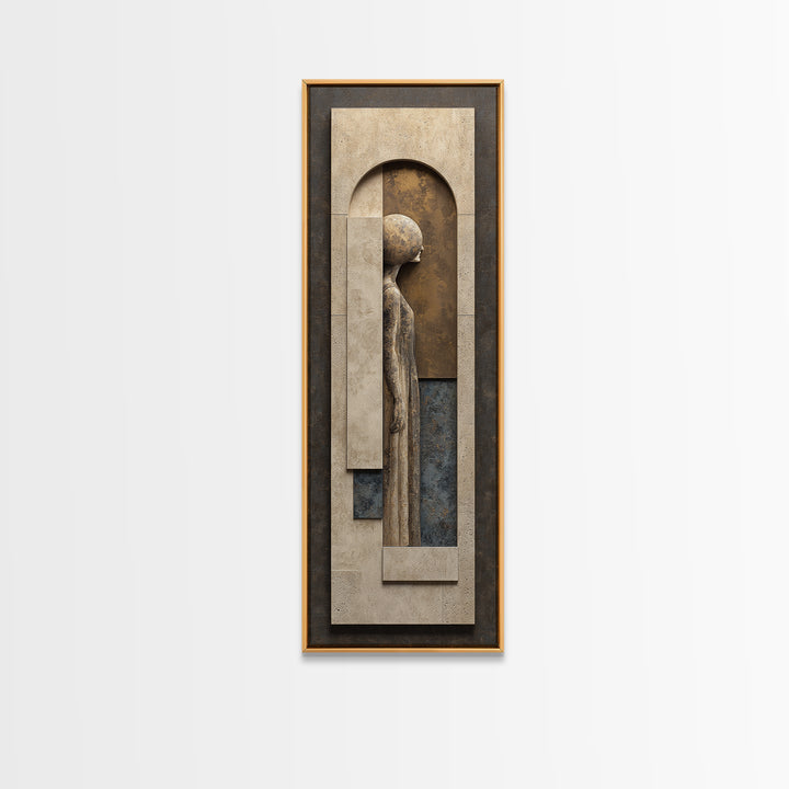 Minimal Architectural Arch Study Canvas Print, Hotel Art, Abstract Art, Hotel Decor, Fine Art, Boutique, Gallery Wall Art, HOT-1x3-40