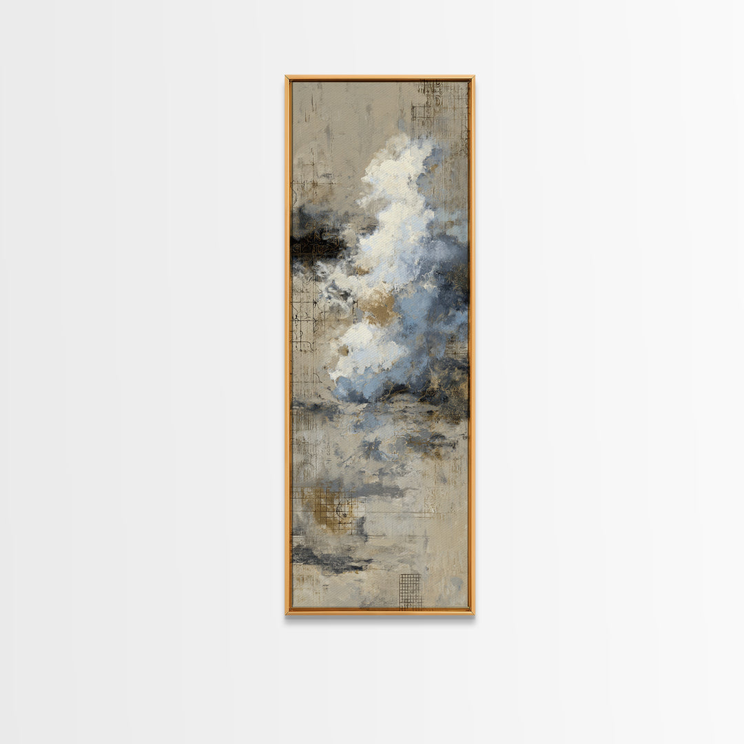 Large Cloudscape with Subtle Drama Canvas Print, Hotel Art, Fine Art Print, Hotel Decor, Fine Art, Boutique, Wall Decor, HOT-1x3-5
