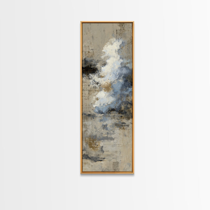 Large Cloudscape with Subtle Drama Canvas Print, Hotel Art, Fine Art Print, Hotel Decor, Fine Art, Boutique, Wall Decor, HOT-1x3-5