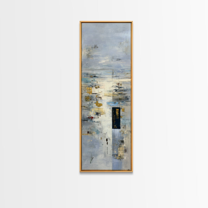Large Calming Seascape Canvas Print, Hotel Art, City Wall Art, Hotel Decor, Fine Art, Boutique, Minimalist Decor, HOT-1x3-63