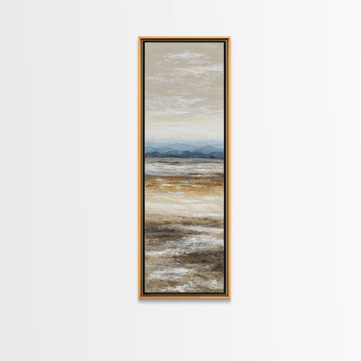 Panoramic Desert Horizon Framed Canvas Print, Hotel Art, Contemporary Art, Hotel Decor, Fine Art, Boutique, Art Deco, HOT-1x3-8