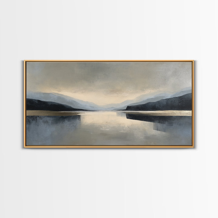 Minimal Sculpture Shapes Canvas Print, Hotel Art, Wall Art, Hotel Decor, Abstract Art, Boutique, Framed Art, Wood Wall Art, HOT-2x1-32