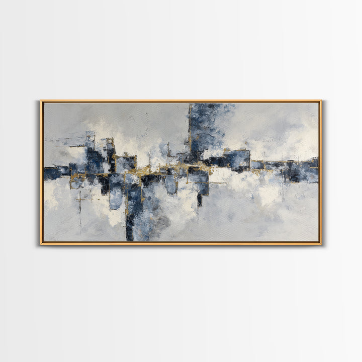 City Map Abstract Lines Without Readable Labels Canvas Print, Hotel Art, Hazbin Hotel, Hotel Decor, Abstract Art, Boutique, HOT-2x1-68