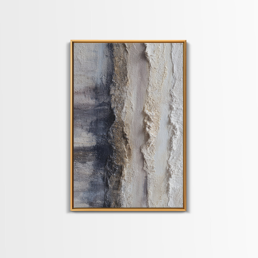 Sophisticated Neutral Abstract Canvas Print, Hotel Art, Coastal Wall Art, Hotel Decor, Fine Art, Boutique, Fine Art Print, HOT-2x3-57