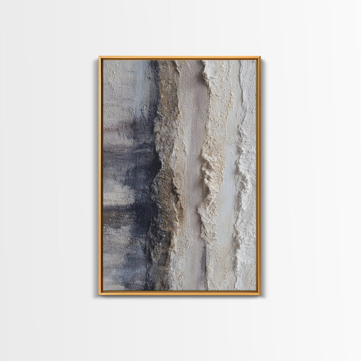 Sophisticated Neutral Abstract Canvas Print, Hotel Art, Coastal Wall Art, Hotel Decor, Fine Art, Boutique, Fine Art Print, HOT-2x3-57