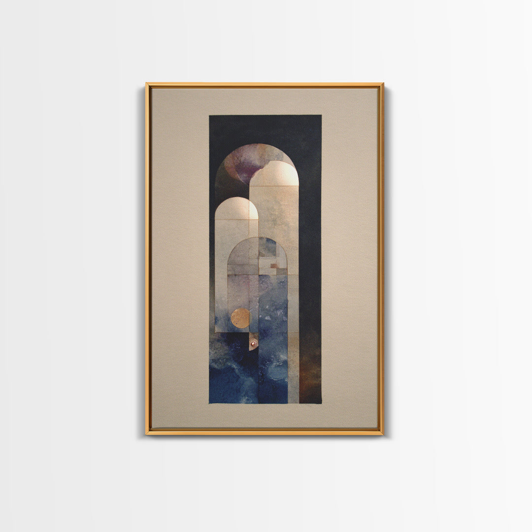 Soft Abstract Wave Forms Canvas Print, Hotel Art, Art Prints, Hotel Decor, Fine Art, Boutique, Modern Wall Art, Wall Sculpture, HOT-2x3-66