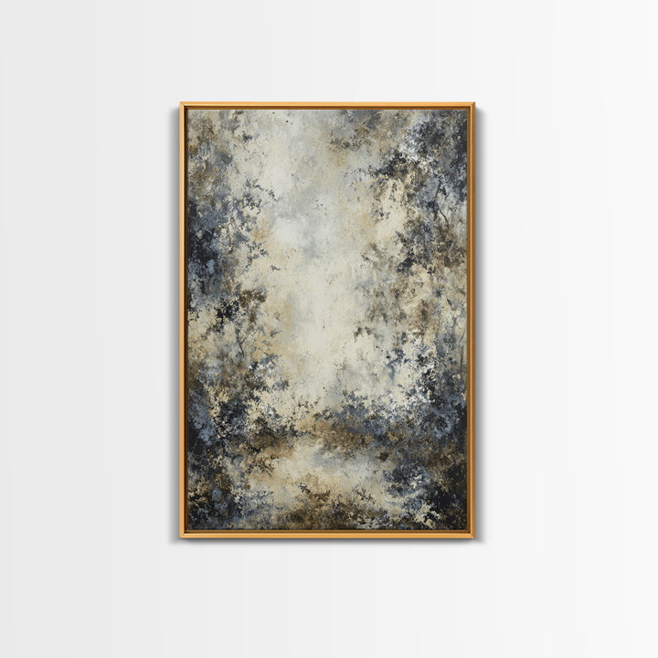 Misty Forest with Refined Calm Atmosphere Canvas Print, Hotel Art, Hotel Decor, Oil Painting, Boutique, Wall Sculpture, HOT-2x3-70