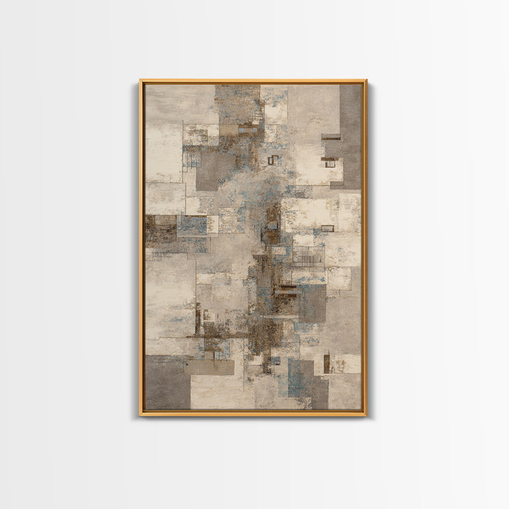 Sophisticated Neutral Abstract Canvas Print, Hotel Art, Coastal Wall Art, Hotel Decor, Fine Art, Boutique, Fine Art Print, HOT-2x3-81
