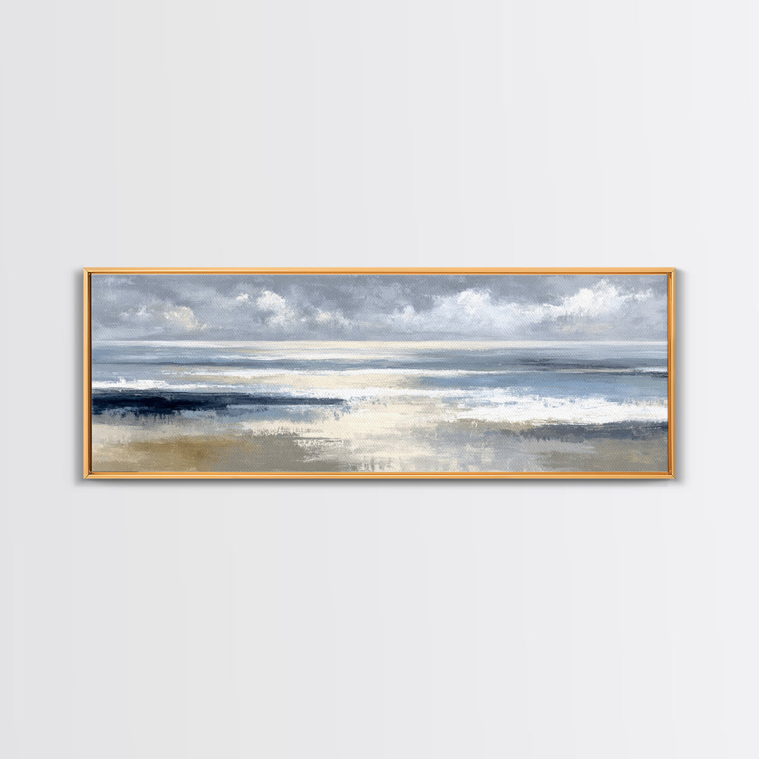 Mediterranean Terrace View Focused on Sea and Canvas Print, Hotel Art, Fine Art Print, Hotel Decor, Fine Art, Boutique, HOT-3x1-3