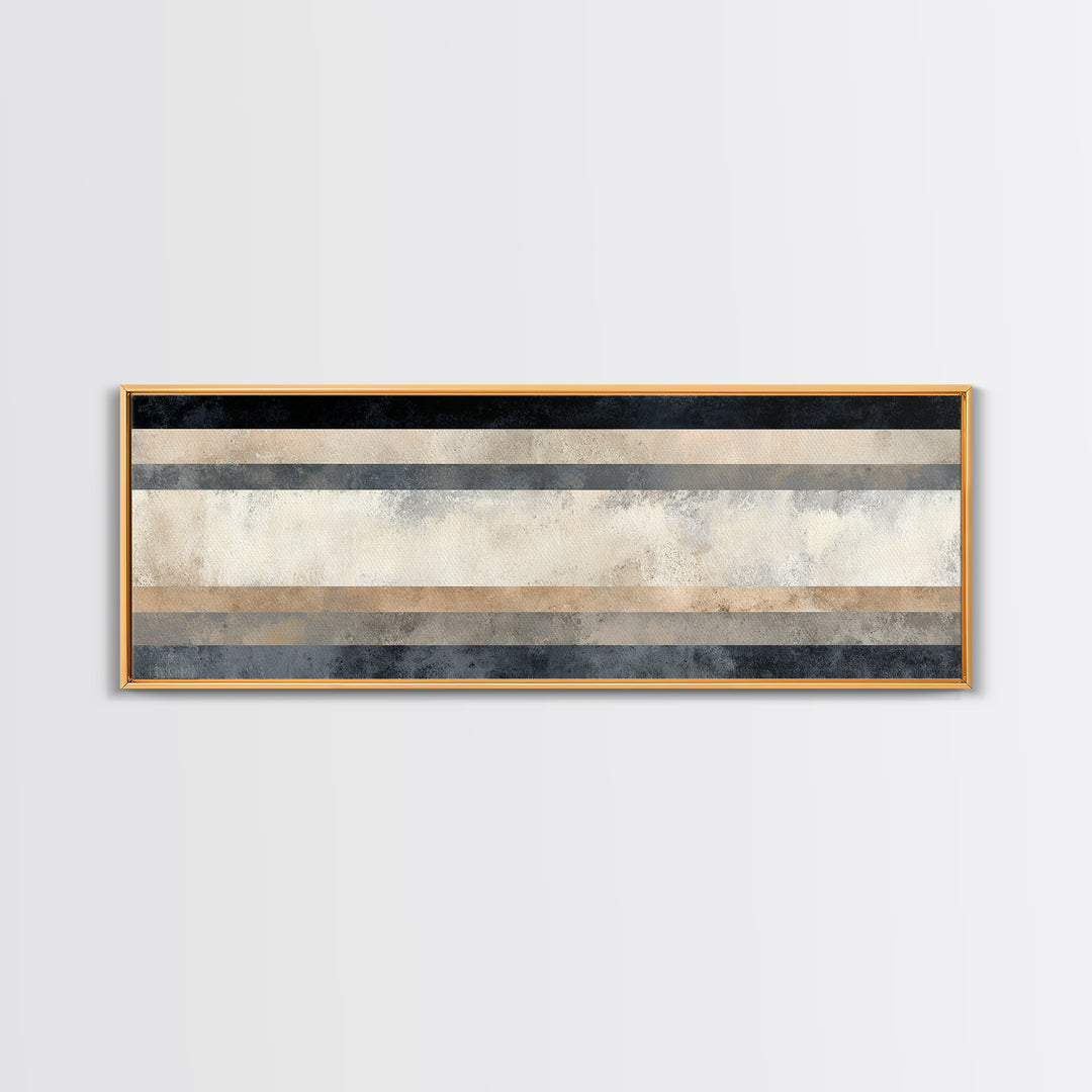 Simple Black Line Figure Framed Canvas Print, Hotel Art, Contemporary Art, Hotel Decor, Fine Art, Boutique, Art Deco, HOT-3x1-63