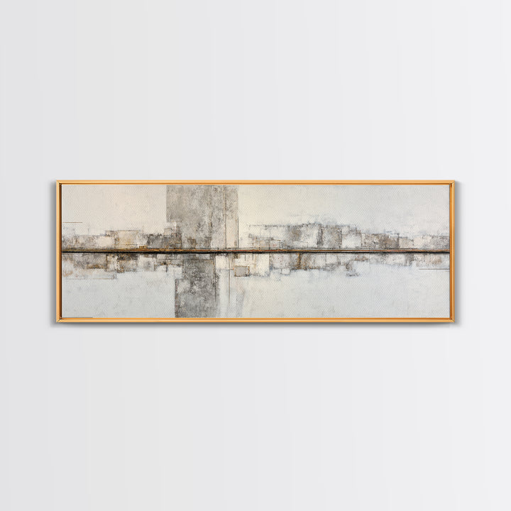 City Map Abstract Lines Without Readable Labels Framed Canvas Print, Hotel Art, Luxury Decor, Hotel Decor, Abstract Art, HOT-3x1-64