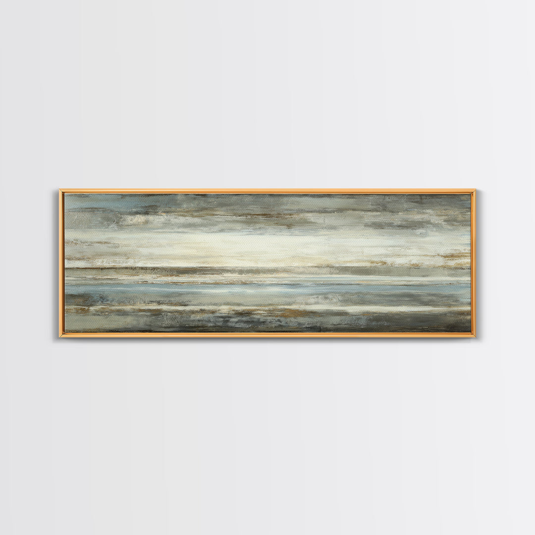 Sophisticated Neutral Abstract Canvas Print, Hotel Art, Beach House Decor, Hotel Decor, Abstract Art, Boutique, HOT-3x1-65