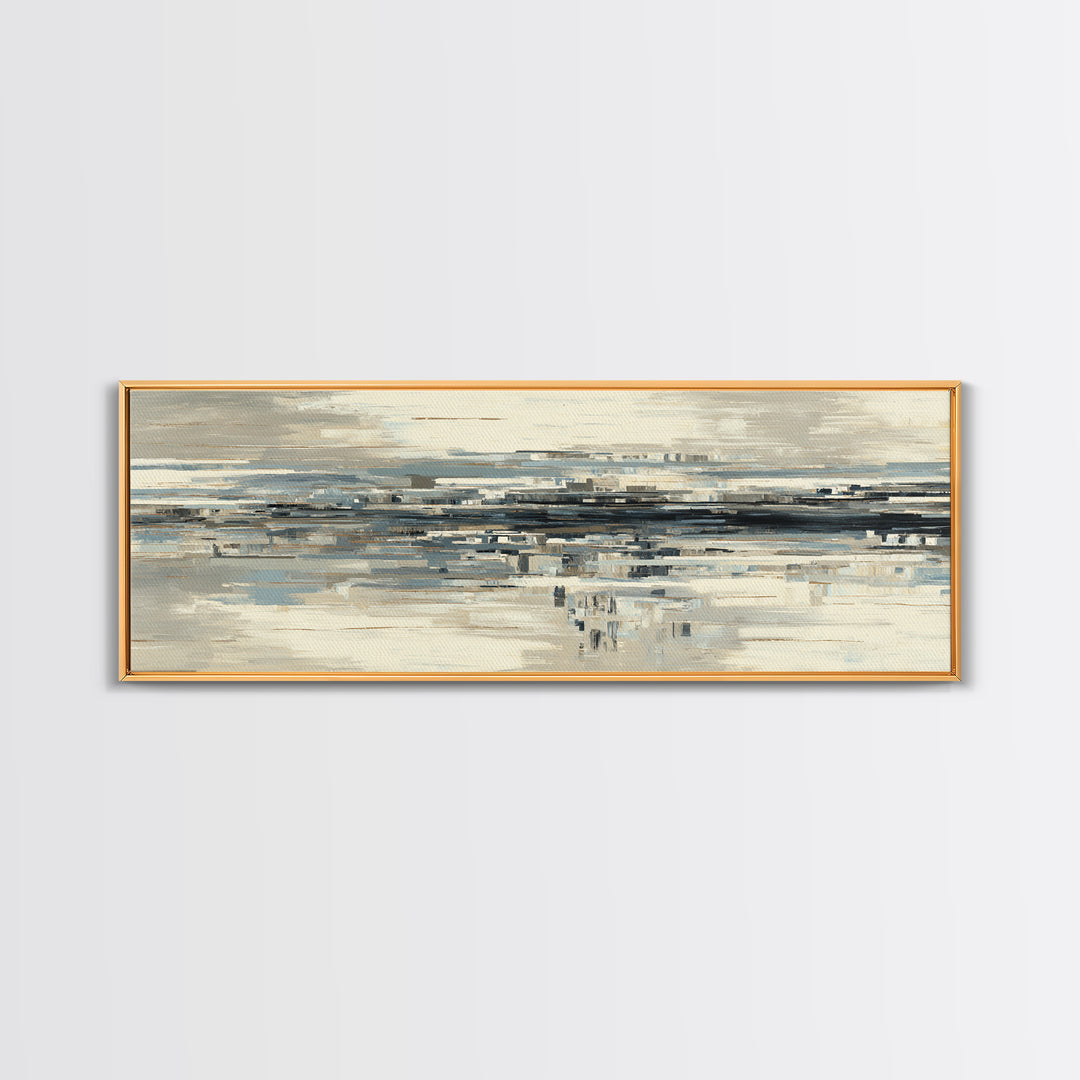 City Map Abstract Lines Without Readable Labels Canvas Print, Hotel Art, Wall Art, Hotel Decor, Abstract Art, Boutique, HOT-3x1-88