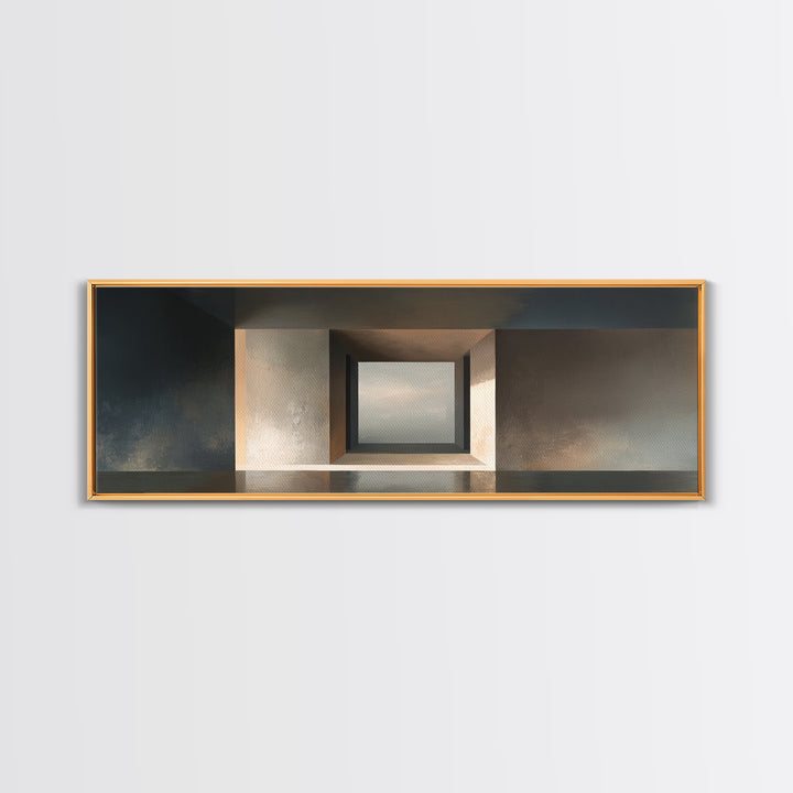 Minimal Architectural Arch Study Canvas Print, Hotel Art, Art Prints, Hotel Decor, Oil Painting, Boutique, Modern Wall Art, HOT-3x1-92