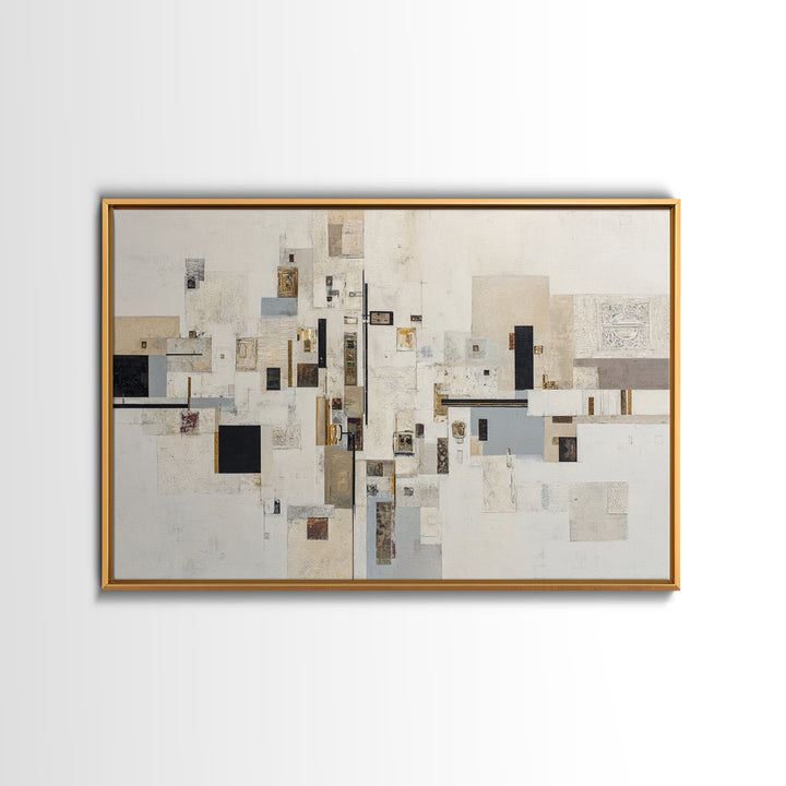Modern Geometric Composition Canvas Print, Hotel Art, Modern Decor, Hotel Decor, Abstract Art, Boutique, Poster, Wall Decor, HOT-3x2-11