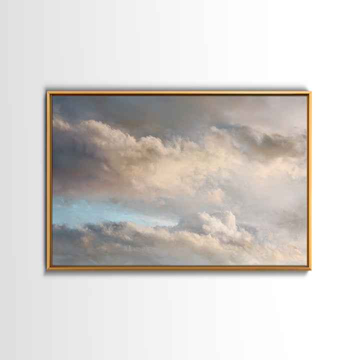 Large Cloudscape with Subtle Drama Canvas Print, Hotel Art, Gallery Wall Art, Hotel Decor, Fine Art, Boutique, Luxury Decor, HOT-3x2-21