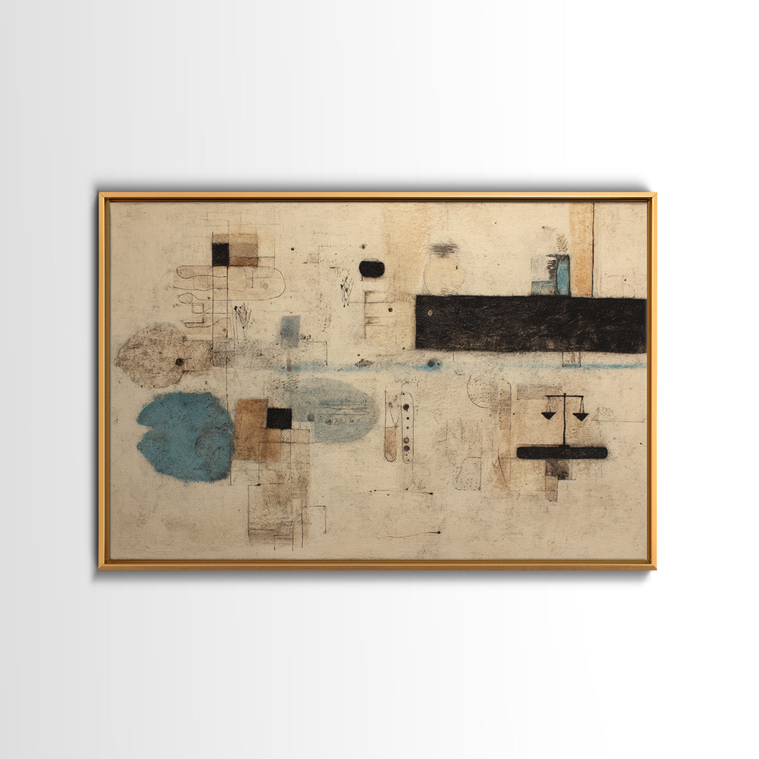 Simple Black Line Figure Framed Canvas Print, Hotel Art, Gallery Decor, Hotel Decor, Fine Art, Boutique, Wall Art, Home Decor, HOT-3x2-27