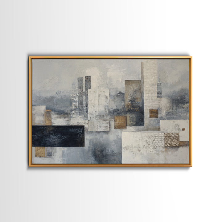 Sophisticated Neutral Abstract Canvas Print, Hotel Art, Modern Decor, Hotel Decor, Abstract Art, Boutique, Poster, Wall Decor, HOT-3x2-29