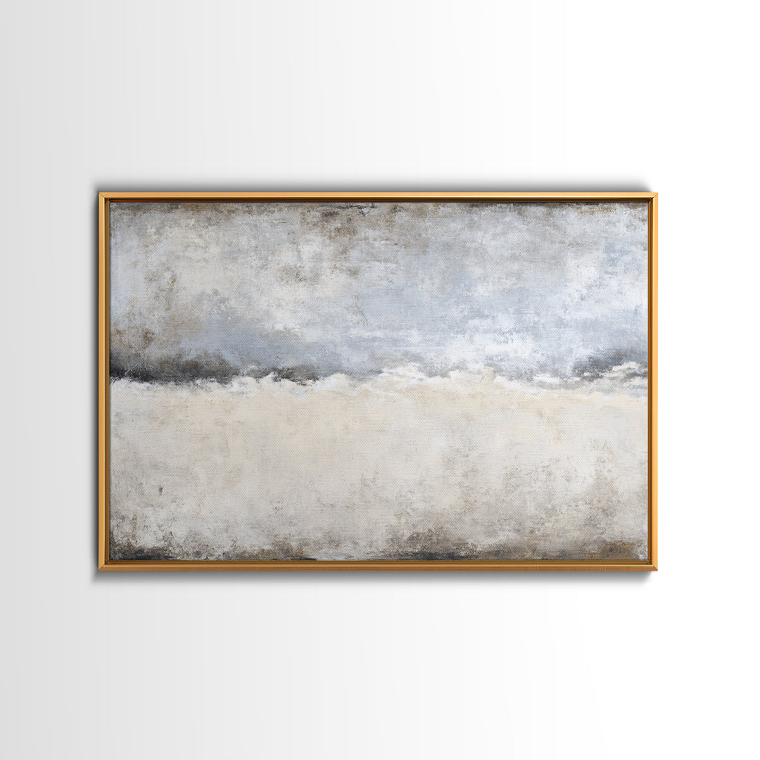 Sophisticated Neutral Abstract Framed Canvas Print, Hotel Art, Gallery Wall Set, Hotel Decor, Fine Art, Boutique, HOT-3x2-5