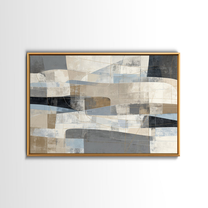 City Map Abstract Lines Without Readable Labels Canvas Print, Hotel Art, Beach Prints, Hotel Decor, Fine Art, Boutique, HOT-3x2-52