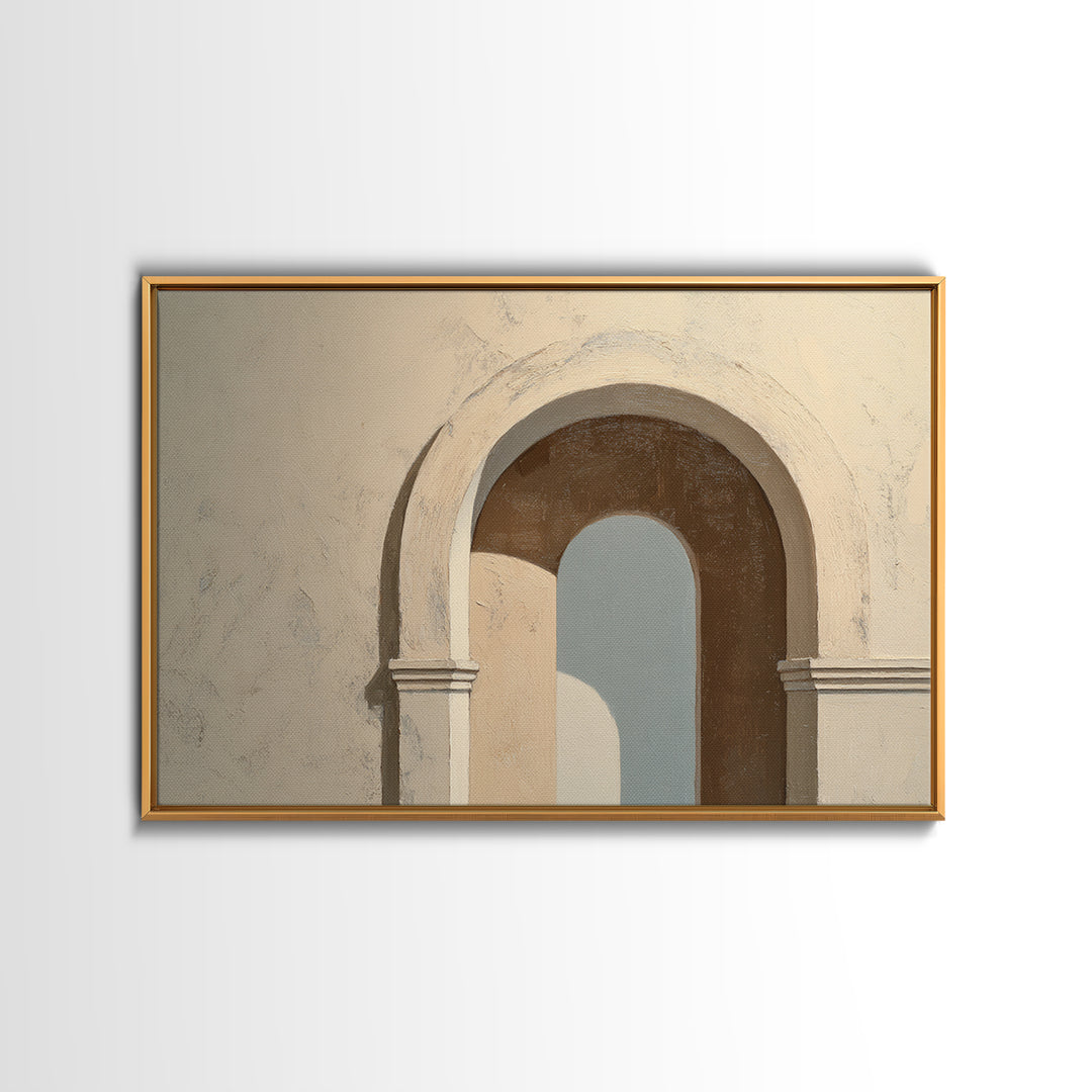 Minimal Architectural Arch Study Canvas Print, Hotel Art, Room Decor, Hotel Decor, Fine Art, Boutique, Art Print, Hazbin Hotel, HOT-3x2-56