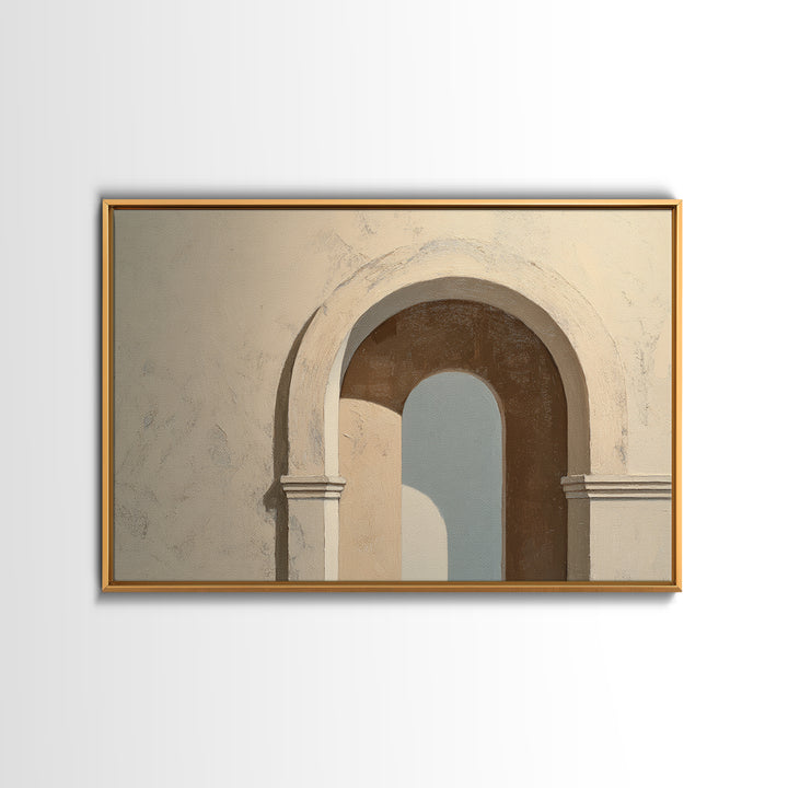 Minimal Architectural Arch Study Canvas Print, Hotel Art, Room Decor, Hotel Decor, Fine Art, Boutique, Art Print, Hazbin Hotel, HOT-3x2-56