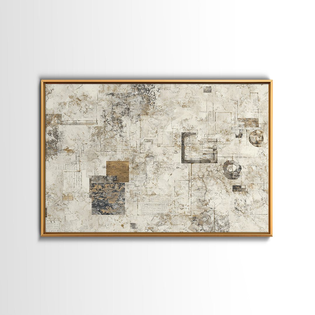 Abstract Marble Texture Framed Canvas Print, Hotel Art, Beach House Decor, Hotel Decor, Abstract Art, Boutique, HOT-3x2-71