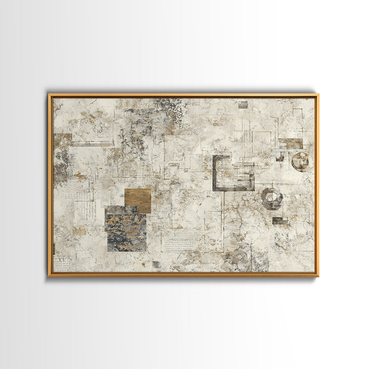 Abstract Marble Texture Framed Canvas Print, Hotel Art, Beach House Decor, Hotel Decor, Abstract Art, Boutique, HOT-3x2-71
