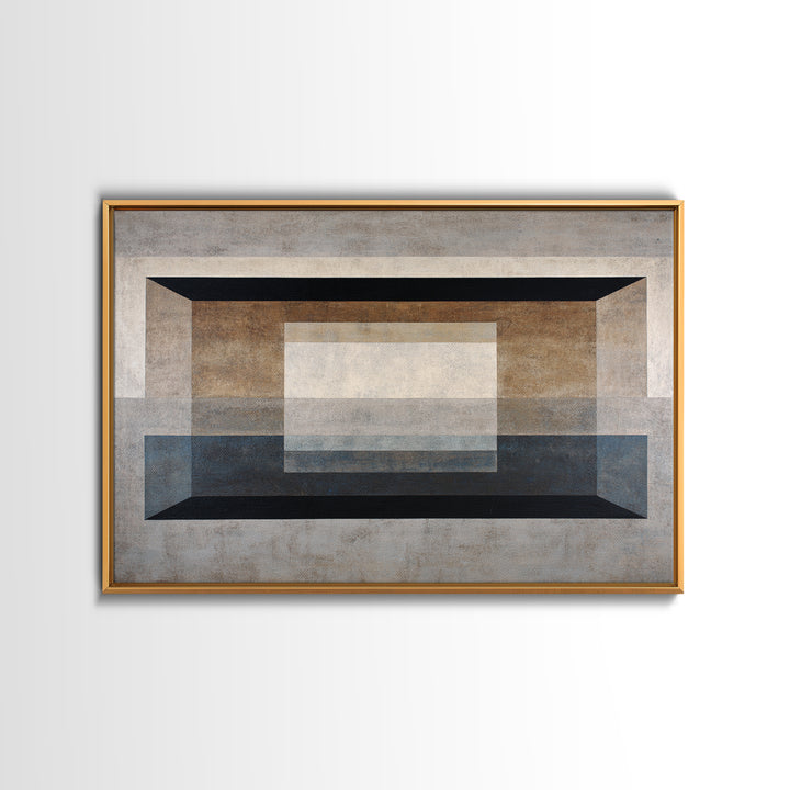 Modern Geometric Composition Canvas Print, Hotel Art, Abstract Art, Hotel Decor, Fine Art, Boutique, Gallery Wall Art, HOT-3x2-83