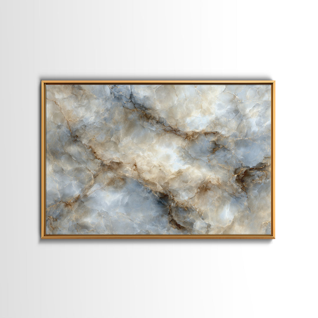 Abstract Marble Texture Framed Canvas Print, Hotel Art, Mid Century Modern, Hotel Decor, Abstract Art, Boutique, Coastal Decor, HOT-3x2-95