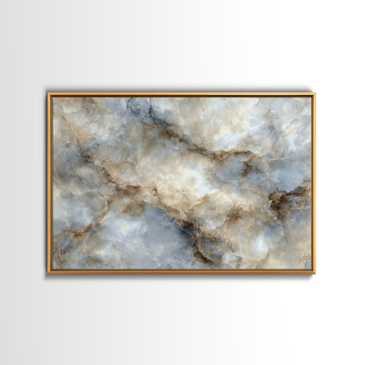 Abstract Marble Texture Framed Canvas Print, Hotel Art, Mid Century Modern, Hotel Decor, Abstract Art, Boutique, Coastal Decor, HOT-3x2-95